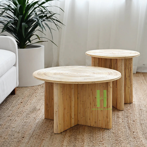 Minimalist Rattan <b>Coffee</b> <b>Table</b> for Living Room Handwoven Wicker <b>Coffee</b> <b>Table</b> Customized Wicker Console <b>Table</b> From HNH Craft - Product Image 1