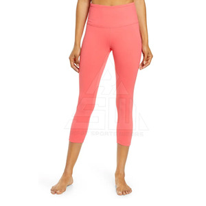 Leggings Nuevas Hechas a Medida para Mujer, Color Sólido, Alta Calidad, Transpirables, Control de Abdomen, Spandex/Poliéster, Largo Completo, Hechas en Pakistán - Product Image 2