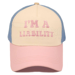 Venta al por mayor bajo MOQ adulto bordado camionero sombrero personalizado Color sólido bordado camionero sombrero - Product Image 1