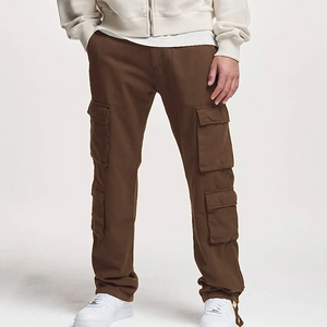 Pantalones Cargo de Trabajo para Hombre, Elegantes y Funcionales, con Múltiples Bolsillos, Bolsillos con Cremallera y Botón de Cierre Frontal, Talla OEM - Product Image 5
