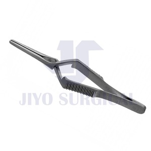 DeBakey pince bouledogue à action croisée en acier inoxydable micro-pince chirurgicale vasculaire outil hémostatique - Product Image 5