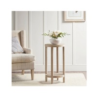Hermosa Mesa de Centro Moderna Hecha a Mano con Madera Sólida para Hogar, Oficina, Cafeterías y Restaurantes - Decoración Interior Duradera y Ecológica