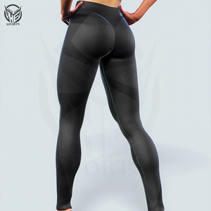 Legging de qualité supérieure en matière première de qualité supérieure, taille mi-haute, uni, pour femmes, avec plusieurs motifs et couleurs, et dernier article - Product Image 1