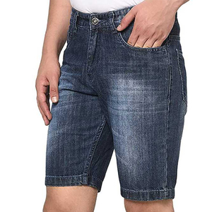 Shorts en jean en coton confortables pour hommes, dernier design, braguette à boutons, style vintage, pour l'hiver, avec ceinture décorative, petit prix, 2025, pour la gym et la course à pied - Product Image 4