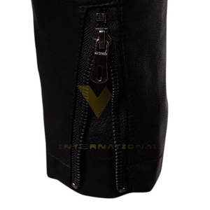 เสื้อแจ็คเก็ตหนังแท้สำหรับผู้ชาย รุ่นพรีเมียม ใส่สบาย เหมาะสำหรับแฟชั่นลำลองในชีวิตประจำวัน - Product Image 6