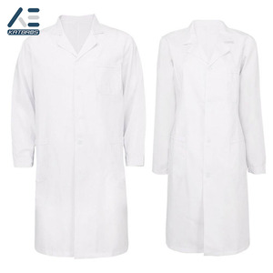 Blouse de médecin blanche, blouse de laboratoire médicale, logo personnalisé, douce, respirante, blouse de laboratoire médicale, coton polyester de haute qualité - Product Image 6
