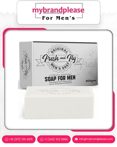 Jabón en Barra Original para Hombre, Nutritivo y Perfumado con Aceite de Oliva, Exfoliante y Blanqueador, para el Cuidado Facial y Corporal, Marca Personalizada del Fabricante - Product Image 2