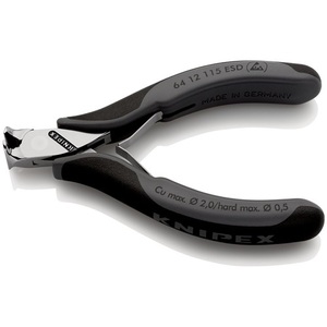 KNIPEX Electronics Front Cutter 115 Mm Beveled Small Mirror-<b>Polished</b> Multi-Component Handles - Product Image 4