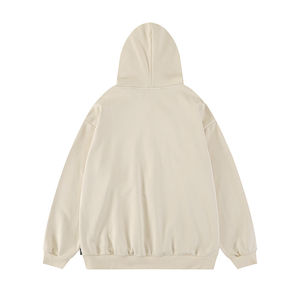 Sudaderas Unisex Gruesas de 300g al por Mayor, Diseño con Logotipo Personalizado Impreso, Manga Larga, Estilo Holgado con Bolsillo - Product Image 3