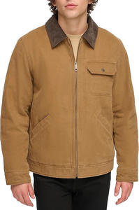 Vestes pour hommes Vêtements de travail Veste 100% coton pour homme Veste en toile d'hiver unisexe brodée sur mesure - Product Image 5