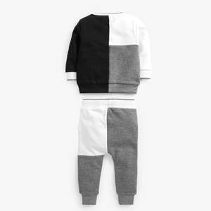 Conjunto Deportivo Informal de Felpa con Bloques de Color OEM para Niños, Unisex, con Color Personalizado - Product Image 4