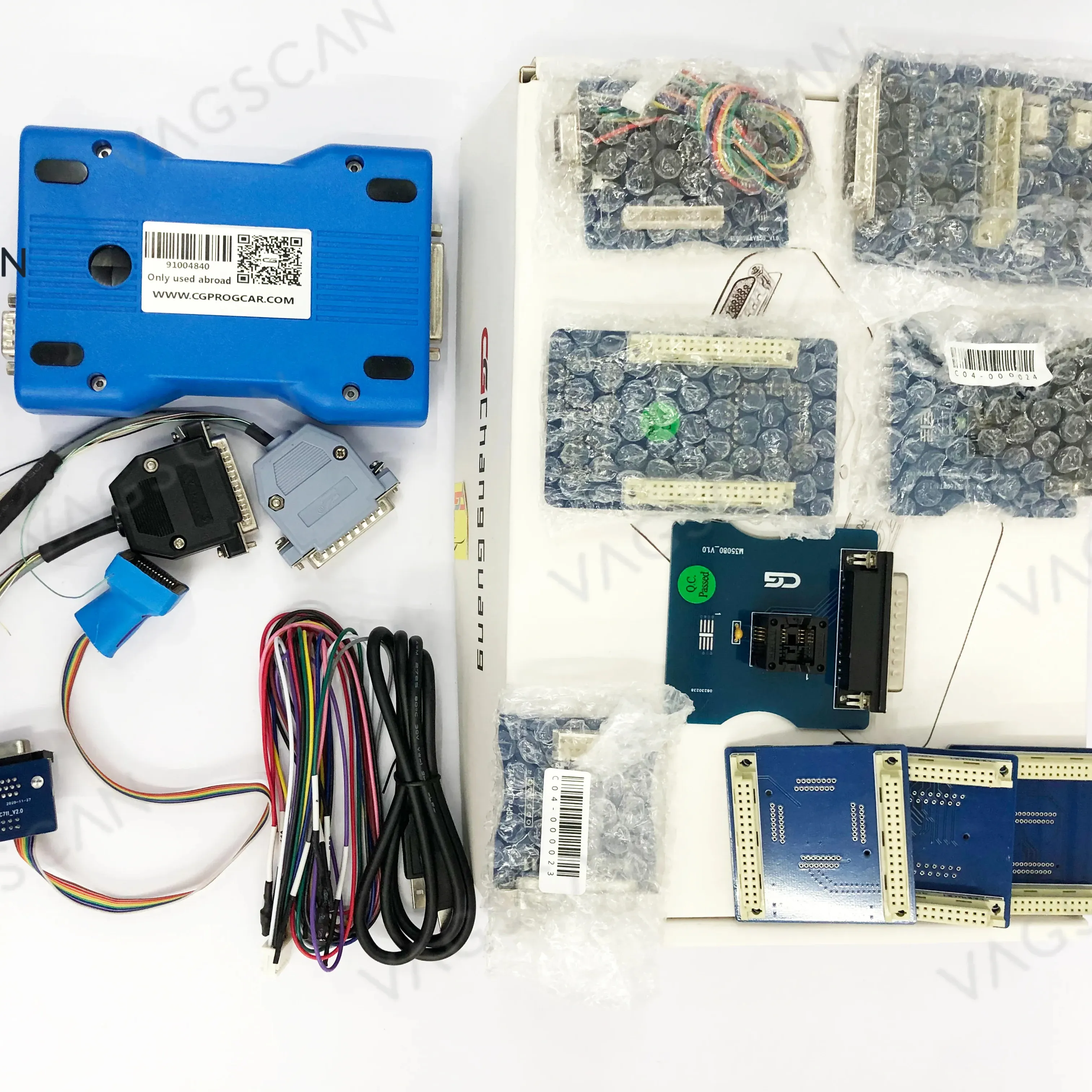 Per CG Pro 9 s12 strumento di programmazione programmatore versione completa tutti gli adattatori 35160WT/ 35080/ 35128 CG100 EEprom chiave Auto ECU Auto