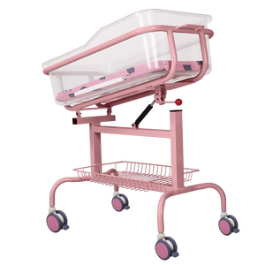 รถเข็นเด็กในโรงพยาบาล เตียงเด็กอ่อนสแตนเลส เตียงเด็กอเนกประสงค์ สีตามสั่ง วัสดุ ABS+สแตนเลส คุณภาพสูง - Product Image 5