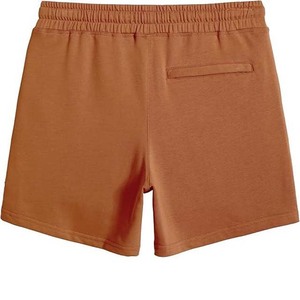 Short en coton uni à logo personnalisé pour hommes Short en molleton à taille élastique à séchage rapide avec poches du fabricant - Product Image 2