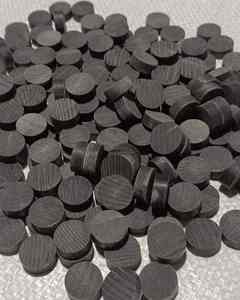 Fabricant de boutons noirs vierges en corne naturelle Faizacraft - Product Image 1