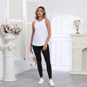 Femmes été sans manches débardeurs coupe ample respirant tricoté tunique chemise plume broderie avant Logo col rond décontracté - Product Image 2