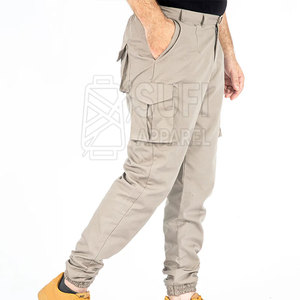 Servicio OEM al por mayor de los hombres casuales rectos de cintura media Joggers pantalones 100% algodón ecológico transpirable mejor precio adulto tamaño - Product Image 4