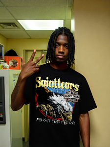 T-shirts 100% coton pour hommes de la collection de gros, épais et décontracté, motif uni, sérigraphie numérique lâche - Product Image 3