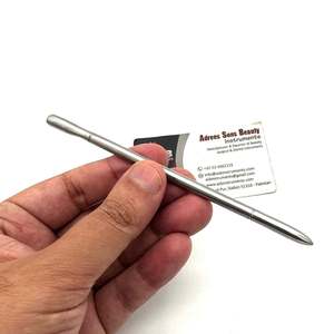 ที่ดันเล็บหนังที่ตายแล้วแบบสองด้านอุปกรณ์ทำเล็บทำจากสเตนเลสทนทาน - Product Image 4