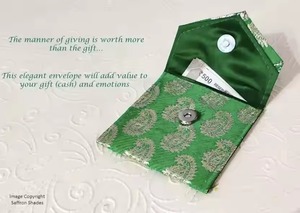 ของขวัญแบบดั้งเดิมของอินเดียสำหรับแขกซองจดหมายเงินสดงานแต่งงานแบบดั้งเดิม Lifafas ของขวัญระดับมืออาชีพของขวัญสำหรับ haldi mehendi rakhi - Product Image 4