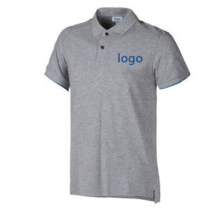 Camiseta de Golf para Polo de 100% algodón para hombre, Camiseta deportiva antiarrugas que absorbe la humedad con patrón sólido, ajuste y cómoda - Product Image 4