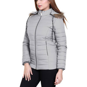 Chaqueta Acolchada Impermeable y Transpirable de Lona para Mujer, Estilo Urbano, con Capucha, Moda de Invierno 2026, con Relleno de Poliéster - Product Image 1