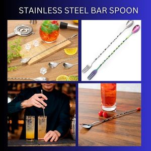 Top Notch Barware Quality Stainless Steel Bar Accessories Professional <b>Cocktail</b> Mixing <b>Stirrer</b> for Bartenders Metal - Product Image 4