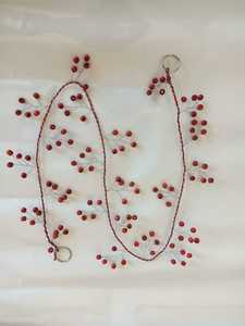 Adornos navideños de plástico colgantes hechos a medida Jingle Fairy Bells en rojo y verde UV impreso con diseños únicos - Product Image 3