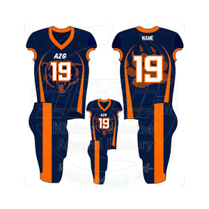 Maillots de football américain pour hommes, uniformes de football d'équipes de collèges américains cousus authentiques personnalisés, - Product Image 5