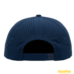Casquette de baseball structurée 6 panneaux OEM ODM avec logo personnalisé et trous découpés au laser – Haute qualité, ajustable, pour sports de plein air et performance - Product Image 4