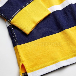 Camiseta de rugby personalizada de alta calidad para hombres, ropa deportiva fabricada en fábrica para adultos, talla grande, transpirable, de punto, Color personalizado - Product Image 4