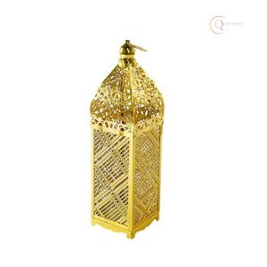 Traditional Metal Candle Holder Lantern-Waterproof & Durable Customizable Color & Logo | for Ramadan & Pooja Room Dcor - Product Image 1