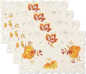 Tapis napperons cuisine napperon caboteur coton lin broderie Pad plat tasse à café tapis de Table décor à la maison OEM - Product Image 1