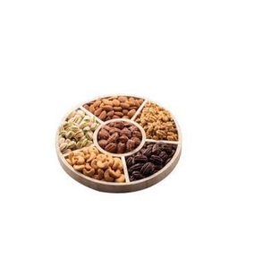 Plateau à fruits secs en bois de haute qualité avec couvercle et vaisselle, utilisation pour décorer le plateau à fruits secs en bois au meilleur prix - Product Image 6