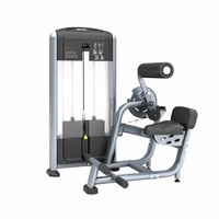 Máquina de Entrenamiento Abdominal y de Cintura Comercial con Peso de 100 kg, Equipo de Entrenamiento de Fuerza para Gimnasio y Fitness