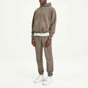 Conjunto Deportivo para Hombre de Alta Calidad, Sudadera con Capucha y Pantalones Deportivos, Ajuste Suave, Tallas Grandes, MOQ Bajo, Diseño OEM - Product Image 4