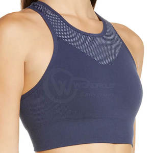 Sujetador Deportivo OEM Personalizado, Ligero, Soporte Medio, Transpirable, Ecológico, de Secado Rápido, para Mujer, Diseño Cómodo con Tirantes Elásticos - Product Image 4