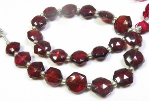 โกเมนสีแดงคุณภาพสูงตัดลูกปัดหกเหลี่ยม8เส้นขายส่งมาก7-9มม. โกเมนแอฟริกัน - Product Image 6