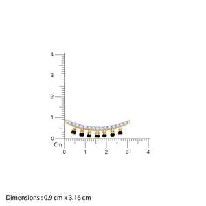 Bijoux en diamant Mangalsutra, collier élégant de créateur fait main pour femmes, mariages, occasions festives - Product Image 6