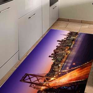 Alfombras del Puente Golden Gate, Alfombras de San Francisco, Alfombra Impresa, Alfombra Suave con Pelo Largo - Product Image 2