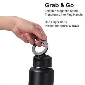 Botella Aislada <span class=keywords><strong>con</strong></span> Soporte Magnético para Teléfono, 32oz/960ml, Ideal para el Gimnasio y para Tomar <span class=keywords><strong>Fotos</strong></span> - Product Image 3