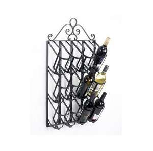 Nouveau design, porte-bouteilles de vin en métal noir stable, à poser au sol, pour la maison et le club, porte-bouteilles de vin et de champagne - Product Image 1