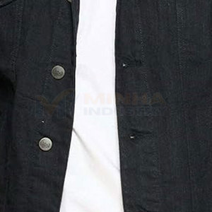 Diseña tu propio logotipo, chaqueta de mezclilla para hombre de alta calidad, nuevo estilo, chaqueta de mezclilla para hombre en grandes cantidades para venta en línea - Product Image 5