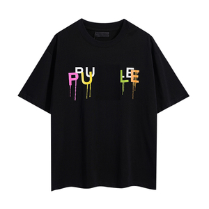 Fabricant de vêtements T-shirts personnalisés unis avec impression surdimensionnée et broderie T-shirts pour hommes décontractés avec logo personnalisé en relief Meilleurs matériaux - Product Image 4