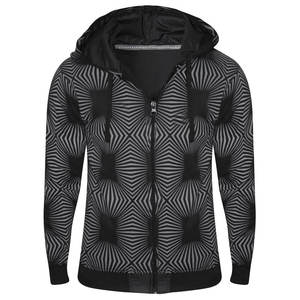 Sudadera CON CAPUCHA DE MODA completamente personalizada de primavera y otoño para hombres y mujeres Sudadera con capucha suave y de moda con logotipo de serigrafía - Product Image 2