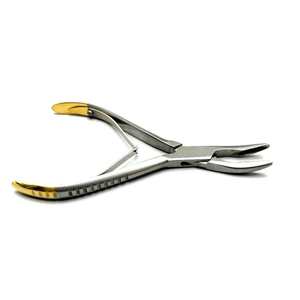 Instrumentos quirúrgicos ortopédicos manuales de acero inoxidable hueso Rongeur doble articulación recta y curvada para cirugía general - Product Image 1