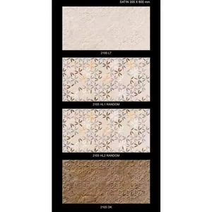 Menor Preço 300x600 Digital Brilhante Cerâmica Wall Tiles Fornecimento de Fábrica 30x60cm Brilhante Glazed 12x24 Telhas Taxa Barato - Product Image 2
