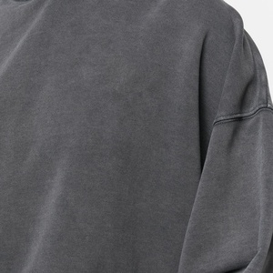 100% Cotton French Terry 380g Oversized Pullover Hoodie <b>Sweatshirt</b> Plus Size Ladies Sport Loose Winter Breathable Quick Dry - Product Image 6
