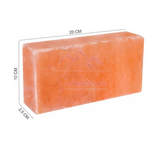 Azulejos de pared de sal del Himalaya Natural 100% 20x10x2,5 cm para diseño decorativo de bienestar Pakistán Saltnaturals 1 año de garantía sólido - Product Image 2