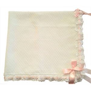 ผ้าฝ้ายทอลายสก็อตสีชมพู - Product Image 1